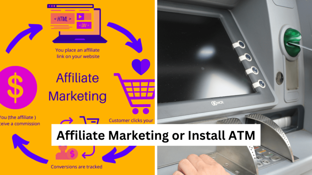 part time affiliate marketing and atm setup business in hindi