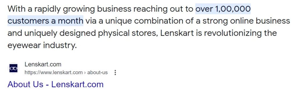 lenskart-niche-based-business-customer-overview