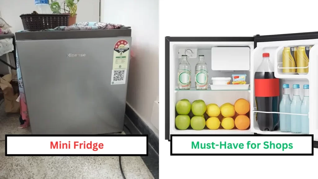 Small refrigerator for shops