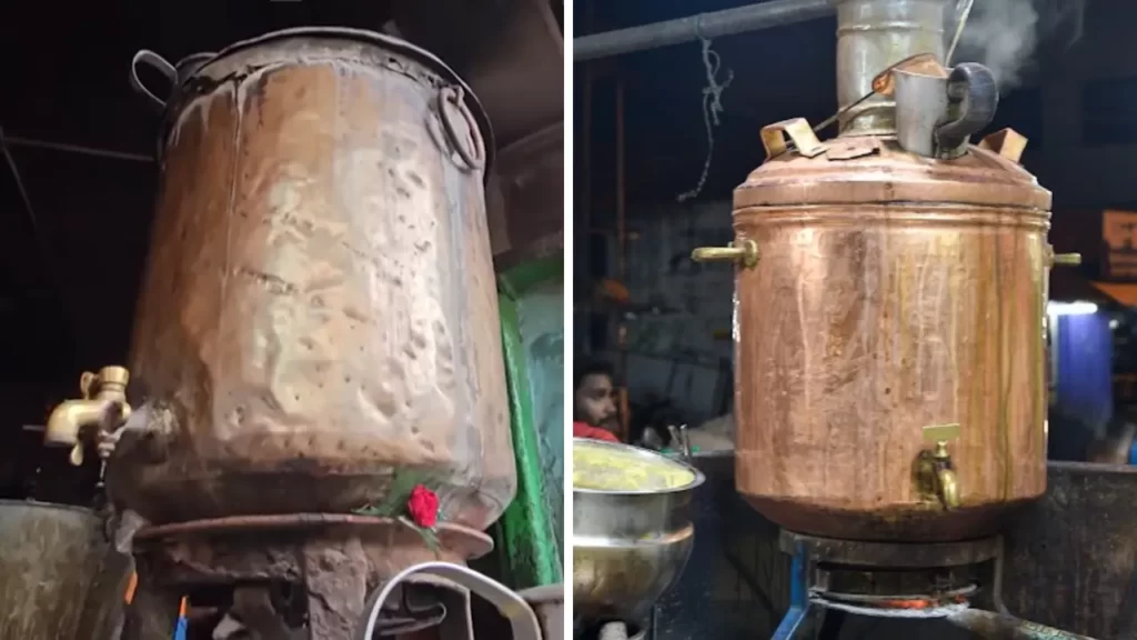 samovar giant copper vessel