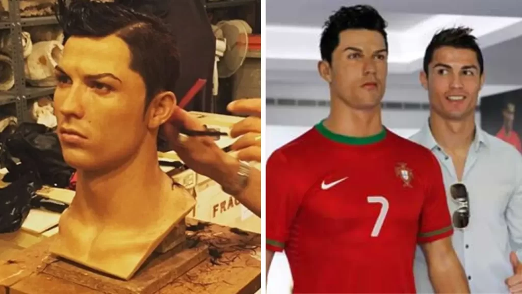 Cristiano-Ronaldo-Gifted-himself-bday-gift-a-Wax-Model